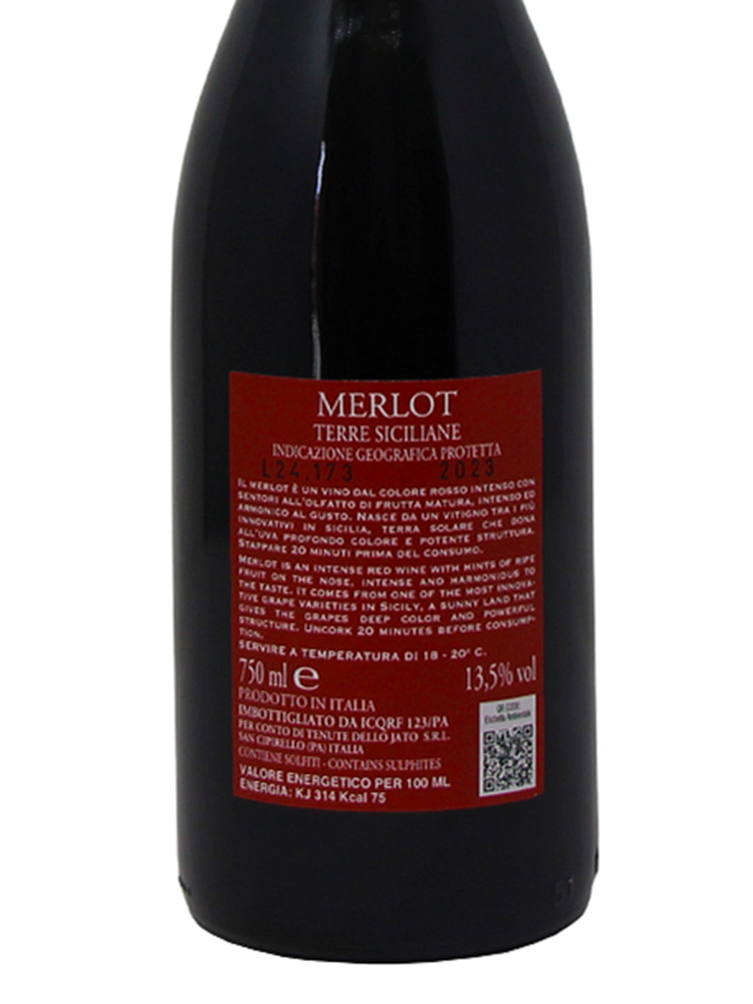 Tenute dello Jato "Sant'Anselmo Merlot" Terre Siciliane IGP Merlot 2023