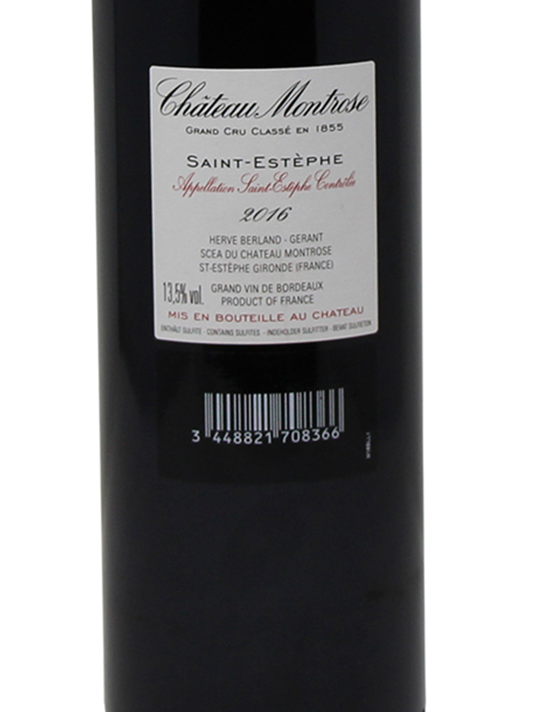 Chateau Montrose "Chateau Montrose" 2ème Grand Cru Classé Sanit-Esthèpe AOC 2016 1,5LT