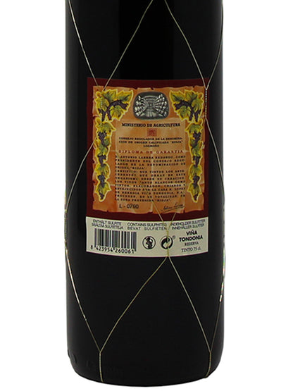 R. Lopez De Heredia "Viña Tondonia" Reserva 2008