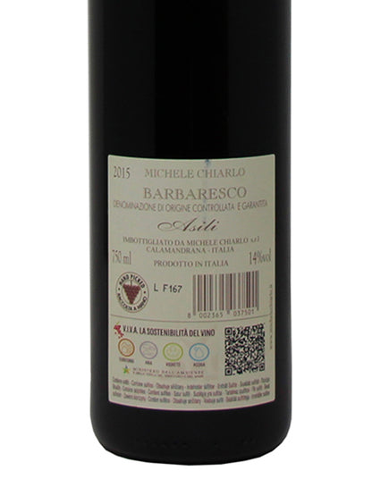 Michele Chiarlo "Asili" Barbaresco DOCG 2015