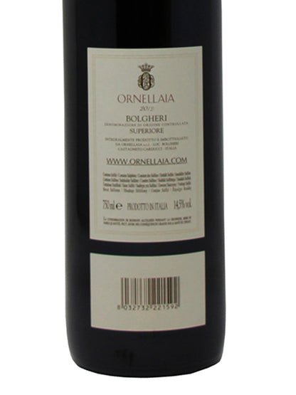 Ornellaia "Ornellaia" Bolgheri Superiore DOC 2012