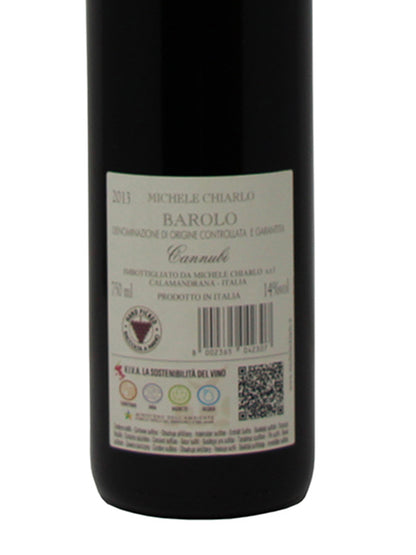 Michele Chiarlo "Cannubi" Barolo DOCG 2013