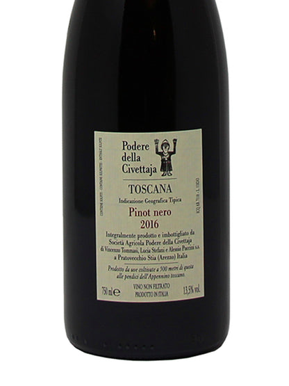 Podere della Civettaja "Pinot Nero" Toscana Rosso IGT 2016