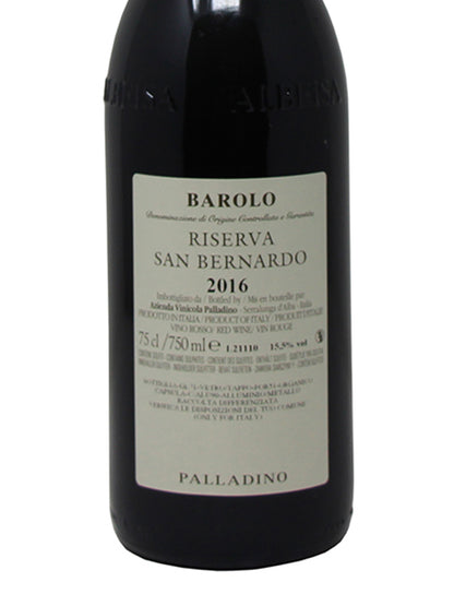 Palladino "Riserva San Bernardo" Barolo Riserva DOCG 2016