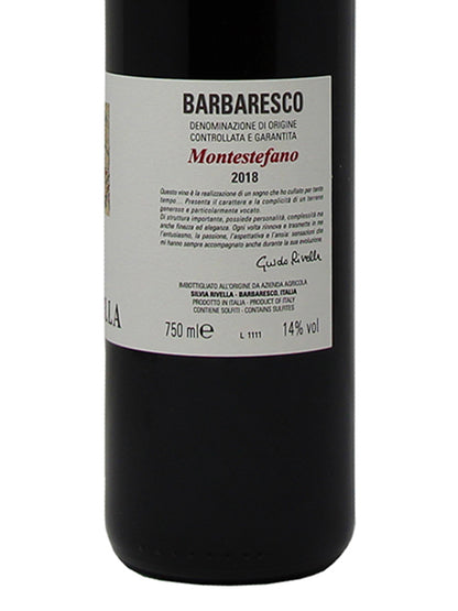 Guido Rivella "Montestefano" Barbaresco DOCG 2018