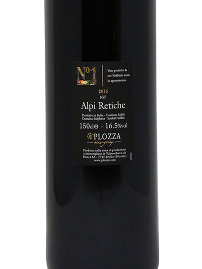 Plozza "N°1" Alpi Retiche IGT 2015 1,5L