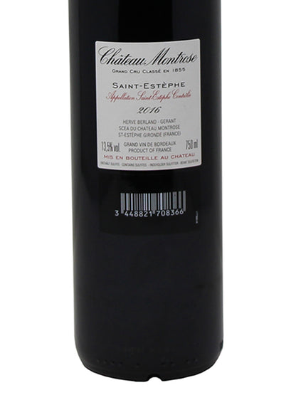 Chateau Montrose "Chateau Montrose" 2ème Grand Cru Classé Sanit-Esthèpe AOC 2016