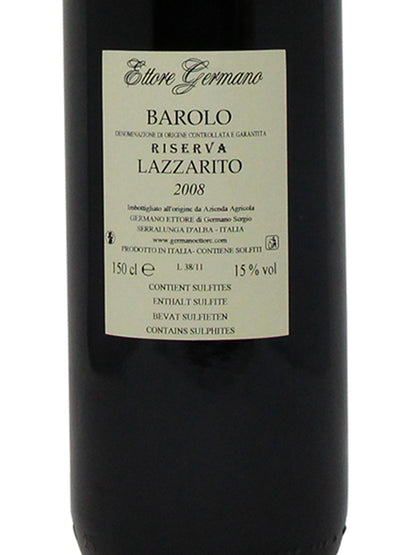 Ettore Germano "Lazzarito" Barolo Riserva DOCG 2008 1,5L