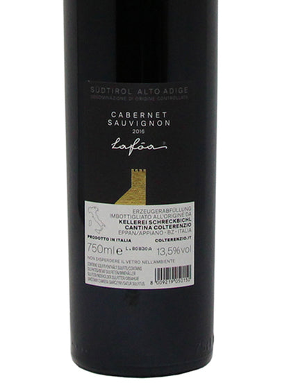 Cantina Colterenzio "Lafóa" Cabernet Sauvignon Alto Adige DOC 2016