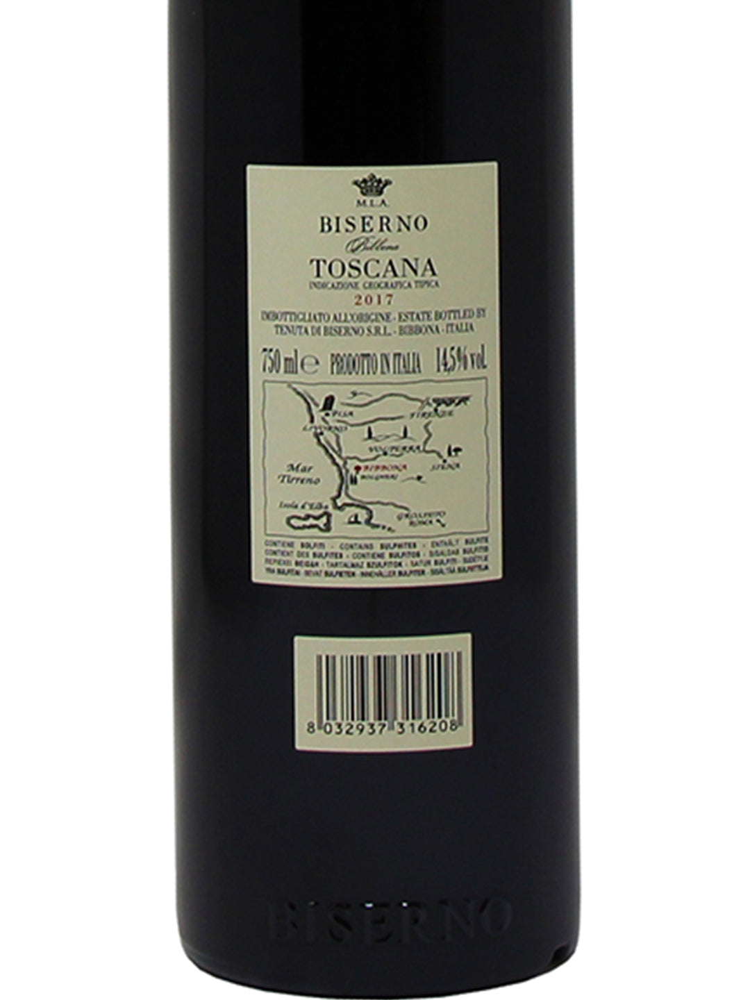 Tenuta di Biserno "Biserno Bibbona" Toscana Rosso IGT 2017