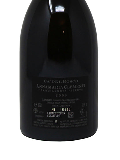 Ca' del Bosco "Cuvée Annamaria Clementi" Franciacorta DOCG 2009