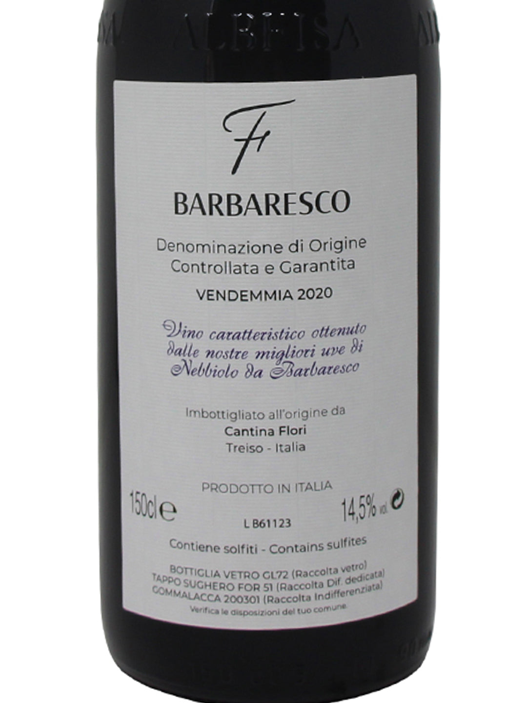 Cantina Flori "Barbaresco" Barbaresco DOCG 2020 1,5L