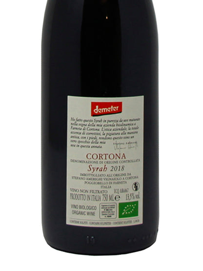 Stefano Amerighi "Syrah" Cortona DOC 2018