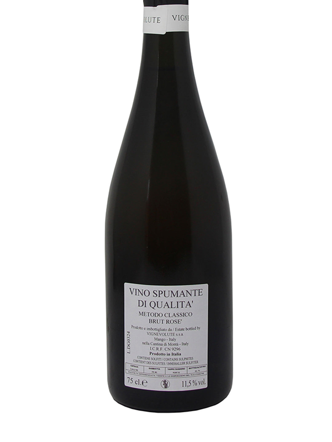 Vignevolute "Diecigiugno" V.S.Q. Metodo Classico Brut Rosè