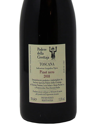 Podere della Civettaja "Pinot Nero" Toscana Rosso IGT 2018