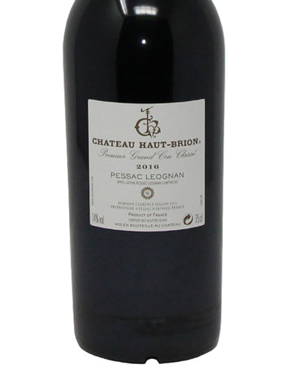 Chateau Haut-Brion "Chateau Haut-Brion" 1er Grand Cru Classé Pessac-Léognan AOC 2016