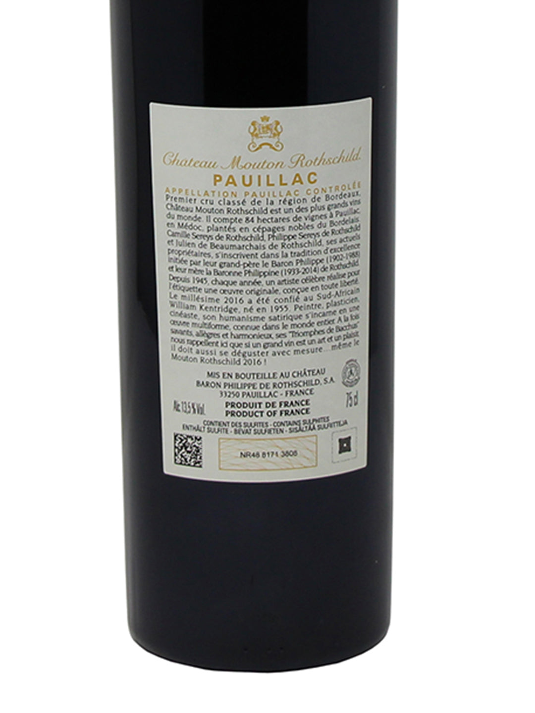 Chateau Mounton-Rothshild "Chateau Mounton-Rothshild" 1er Cru Classé Pauillac AOC 2016