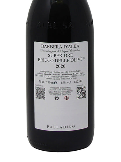 Palladino "Bricco delle Olive" Barbera d'Alba Superiore DOC 2020