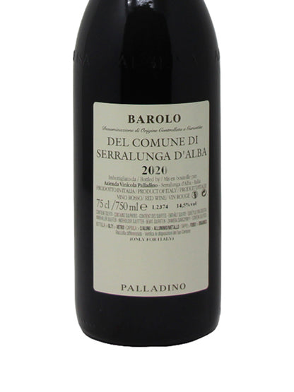 Palladino "Barolo del Comune di Serralunga d'Alba" Barolo DOCG 2020