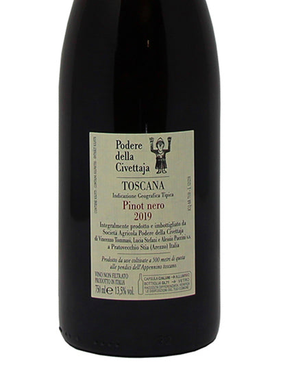 Podere della Civettaja "Pinot Nero" Toscana Rosso IGT 2019