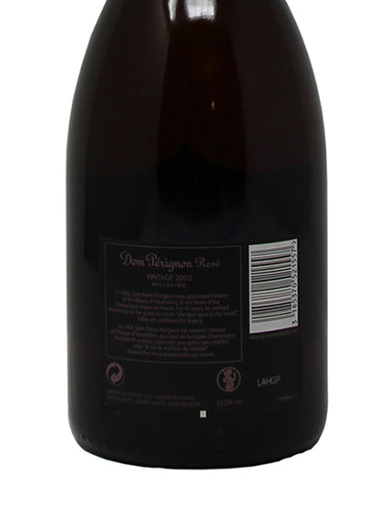 Dom Perignon "Dom Perignon Rosè" Champagne Brut AOC Vintage 2002