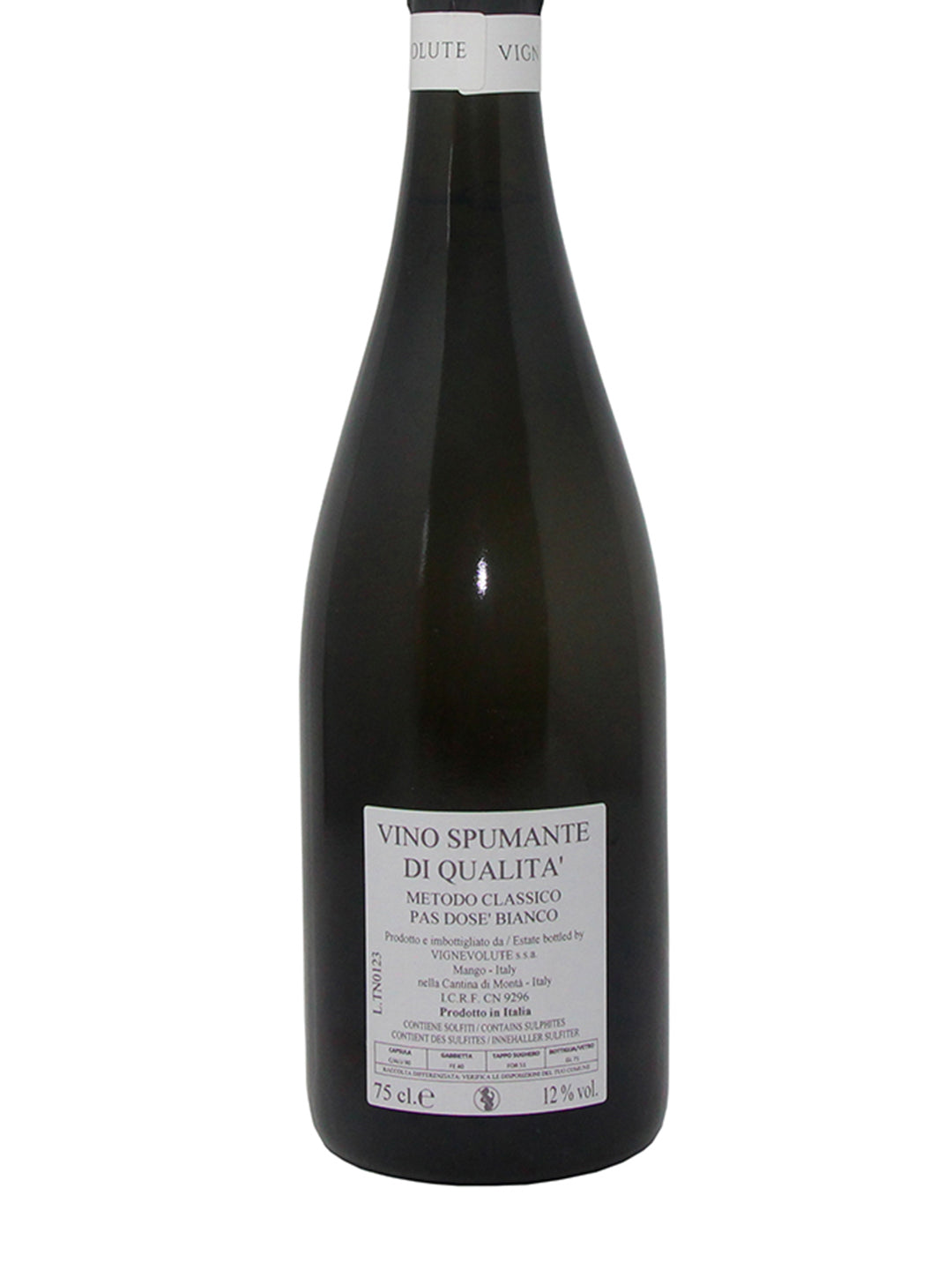 Vignevolute "Trenovembre" V.S.Q. Metodo Classico Pas Dosè Bianco