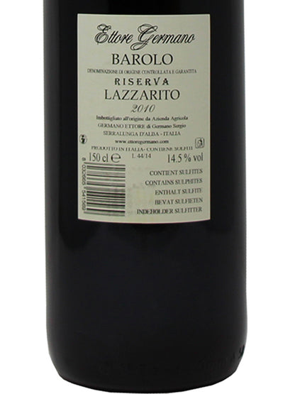 Ettore Germano "Lazzarito" Barolo Riserva DOCG 2010 1,5L