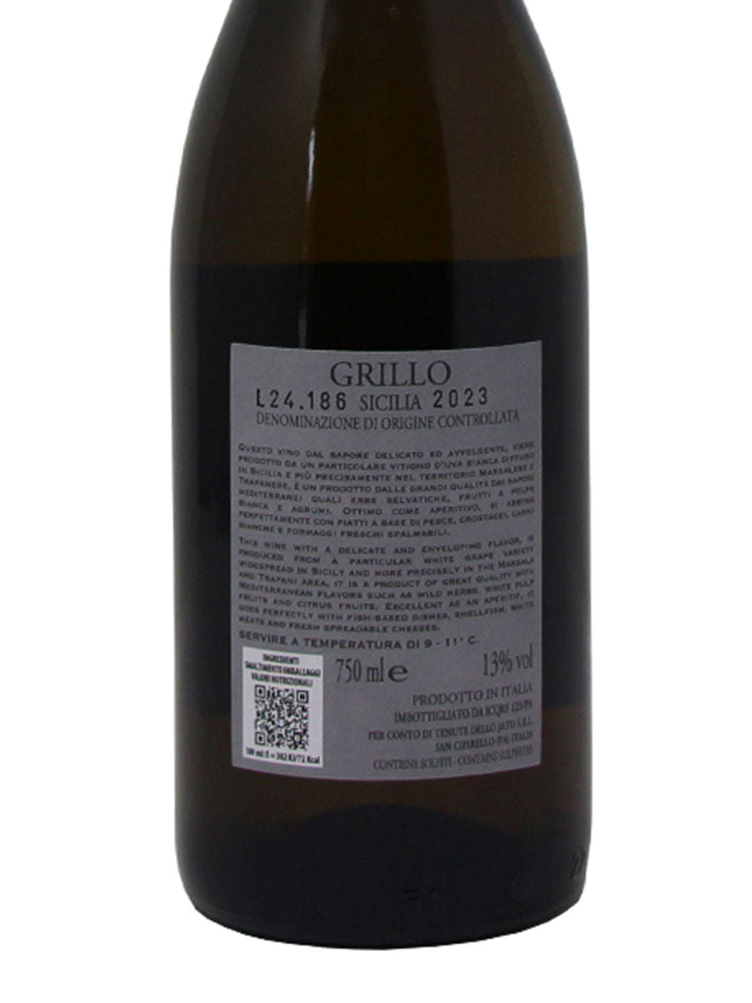 Tenute dello Jato "Sant'Anselmo Grillo" Sicilia DOC Grillo 2023