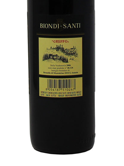 Biondi-Santi "Brunello di Montalcino Tenuta Greppo" Brunello di Montalcino DOCG 2006