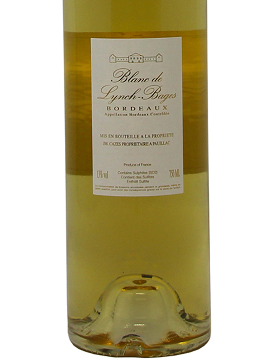 Chateau Lynch-Bages "Blanc de Lynch-Bages" Bordeaux Blanc AOC 2015