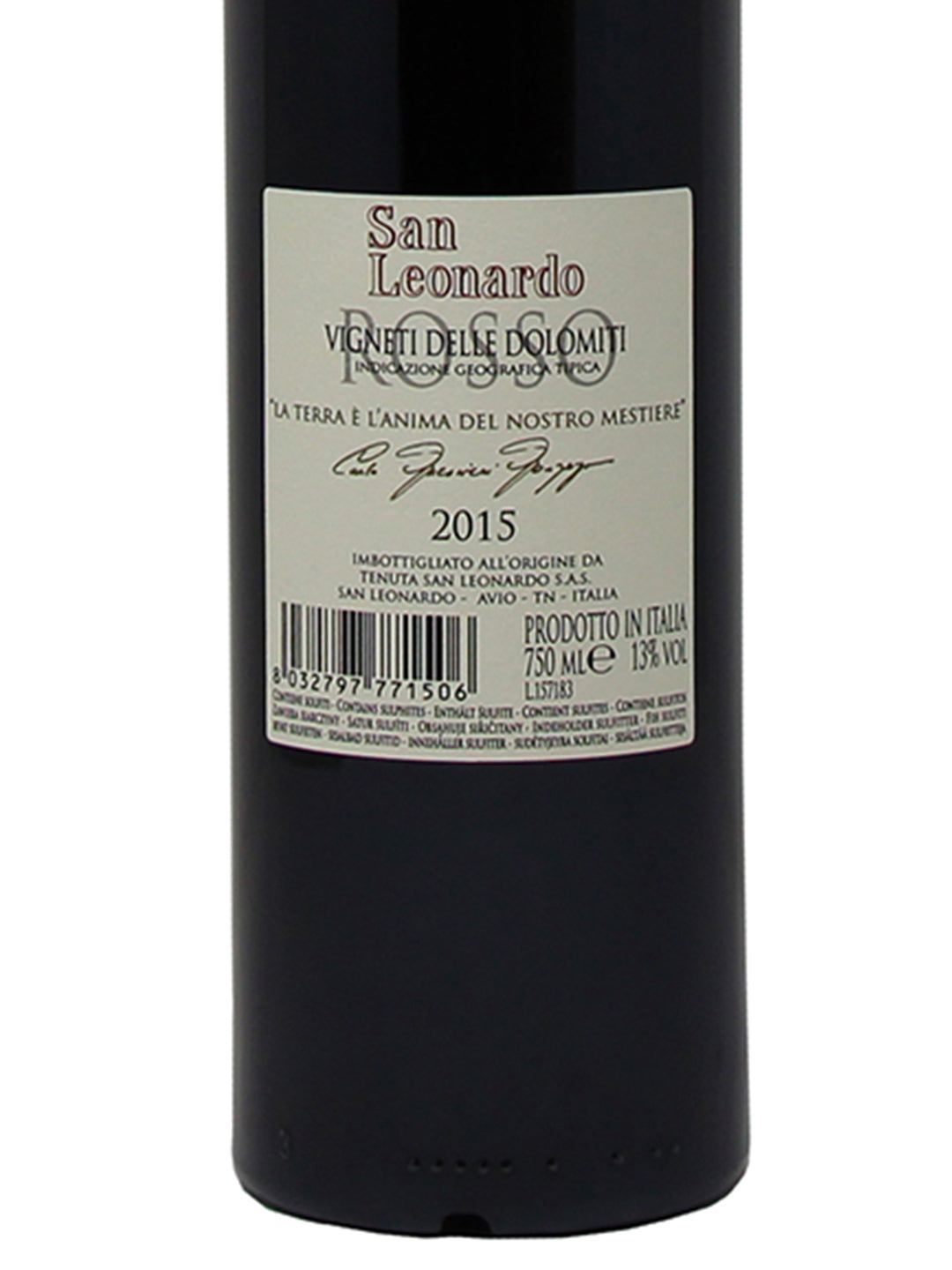 San Leonardo "San Leonardo" Vigneti delle Dolomiti IGT 2015