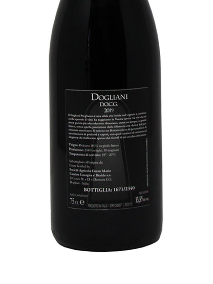 Cozzo Mario "Pregliasco" Dogliani DOCG Dolcetto 2019