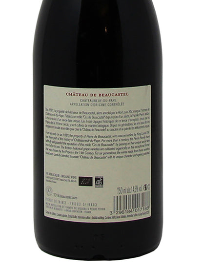 Chateau de Beaucastel "Chateauneuf-du-pape" Chateauneuf-du-pape AOC 2019