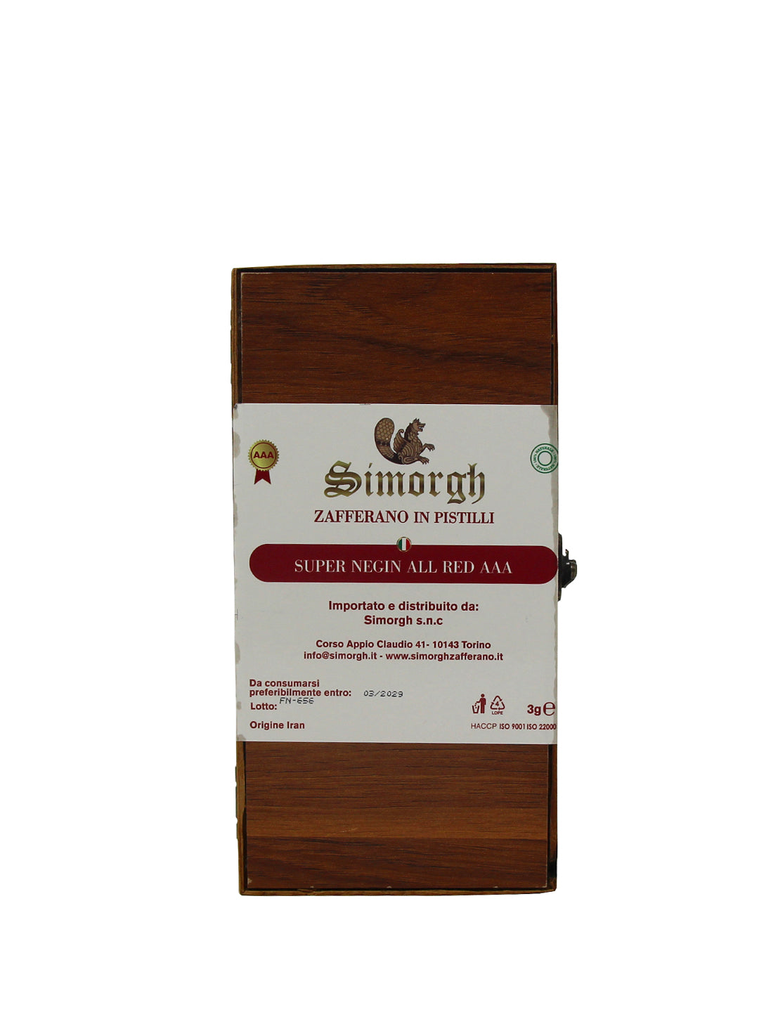 Simorgh Zafferano Super Negin All Red 1° cat. AAA (Box 1,5g + 1,5g)