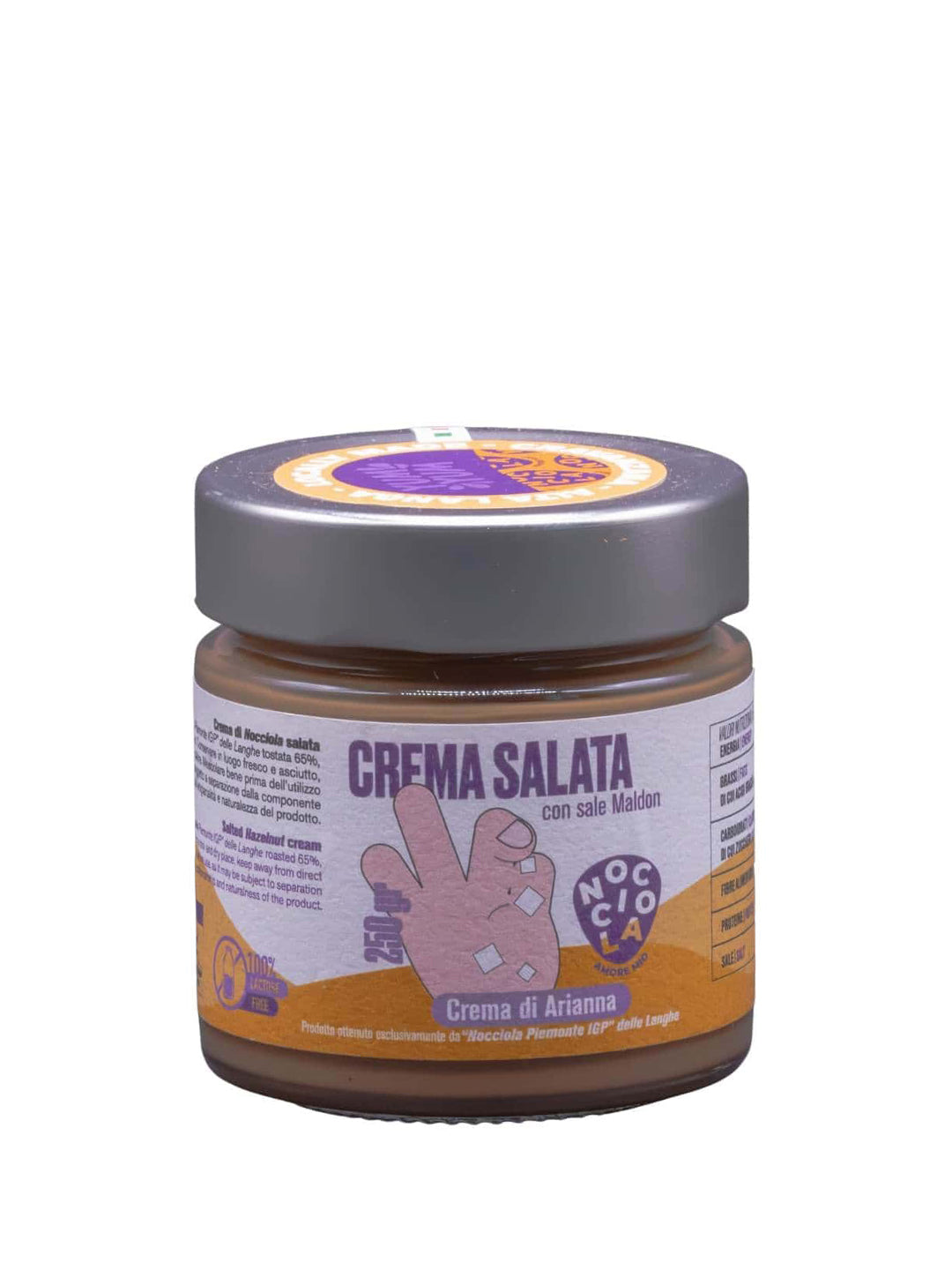Nocciola Amore Mio "Crema Salata" Crema di Nocciola Piemonte IGP 250g