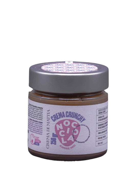 Nocciola Amore Mio "Crema Crunchy" Crema di Nocciola Piemonte IGP 250g
