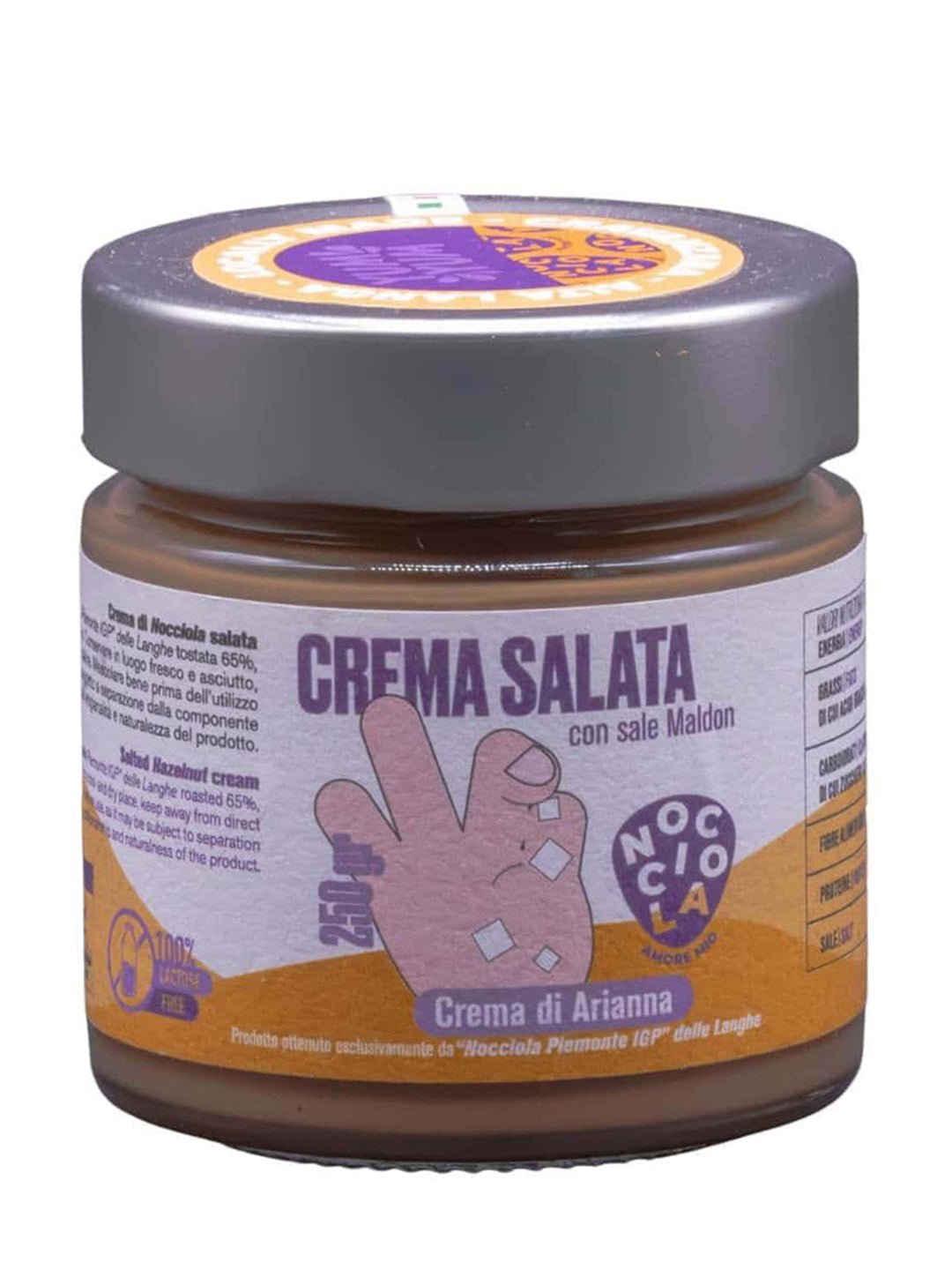 Nocciola Amore Mio "Crema Salata" Crema di Nocciola Piemonte IGP 250g