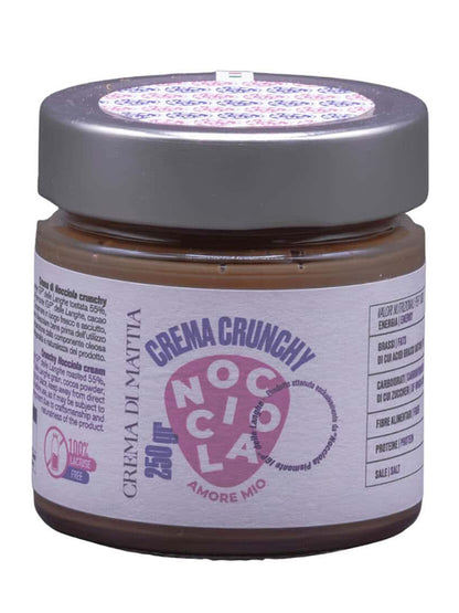 Nocciola Amore Mio "Crema Crunchy" Crema di Nocciola Piemonte IGP 250g