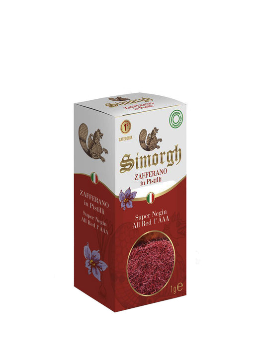 Simorgh Zafferano Super Negin All Red 1° cat. AAA (Box 12 pack da 1g)