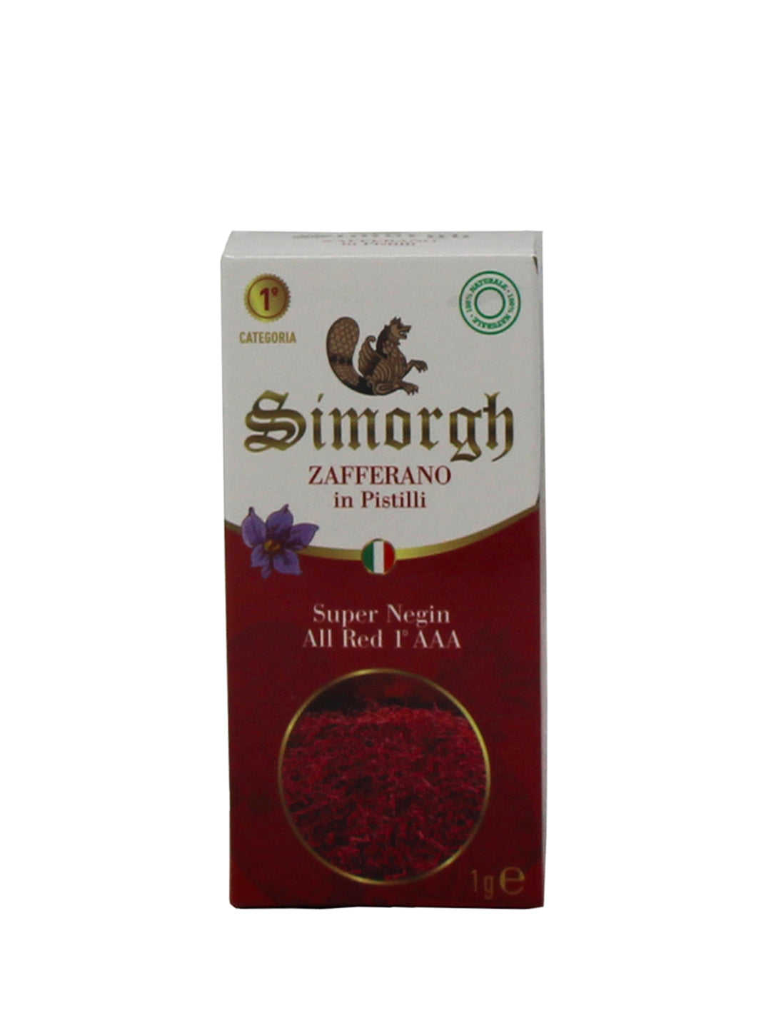 Simorgh Zafferano Super Negin All Red 1° cat. AAA (Box 12 pack da 1g)