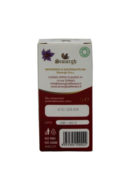 Simorgh Zafferano Super Negin All Red 1° cat. AAA (Box 12 pack da 1g)