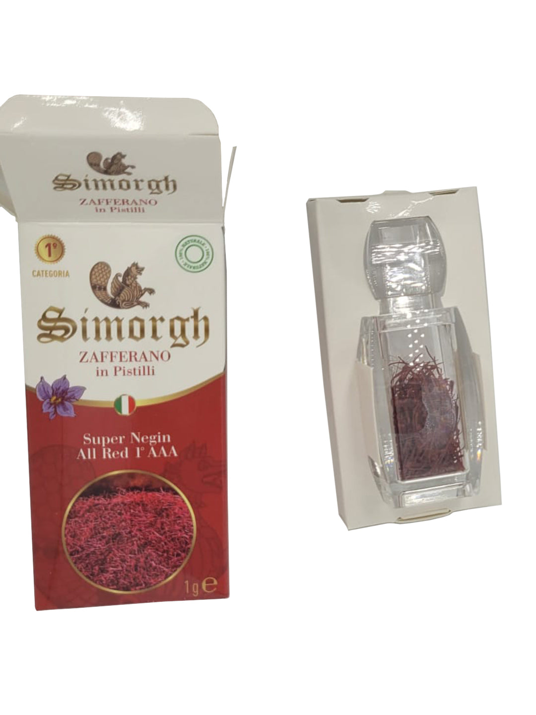 Simorgh Zafferano Super Negin All Red 1° cat. AAA (Box 12 pack da 1g)