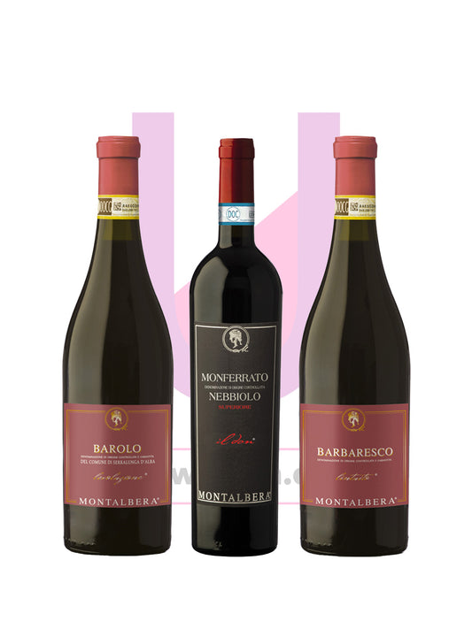 Montalbera "L'evoluzione del Nebbiolo" (Box 3 Bottiglie)