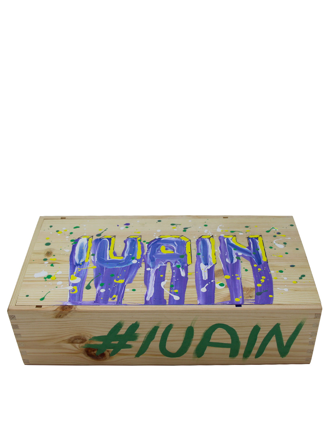 Gift Box Cassa d'autore 2 (Box 2 Bottiglie) "IUAINrain"